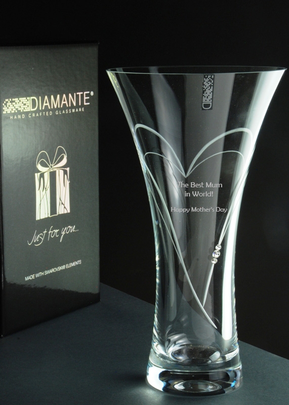 Crystal flower vases