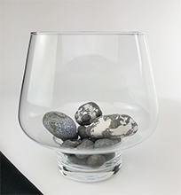 Crystal, glass & wooden bowls
