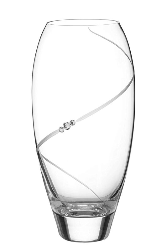 Silhouette Bud Vase | 18cm, Diamante Collection, Gift Boxed