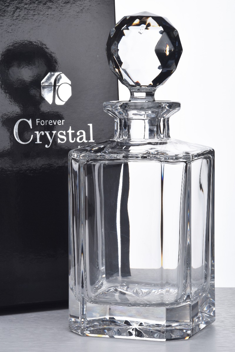 Kensington Crystal Plain Square Decanter
