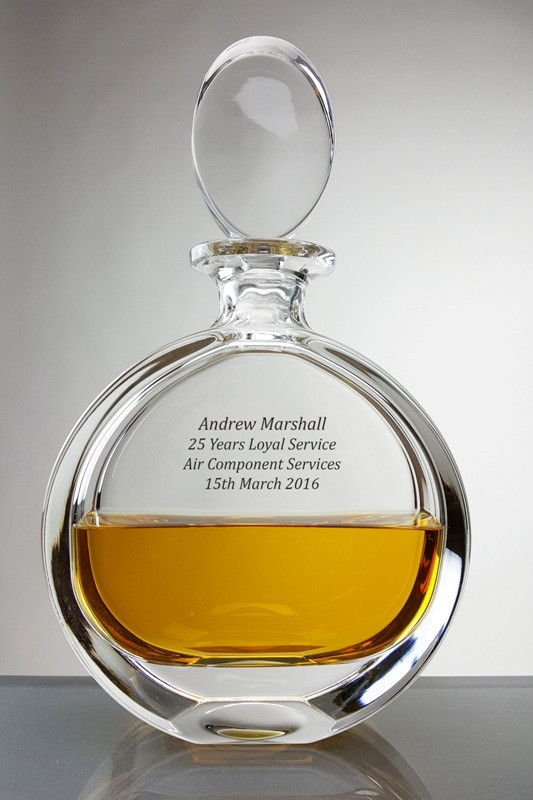 Personalised Severn Crystal Spirit Decanter